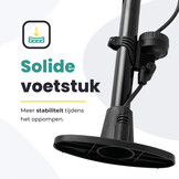 Voltano Hogedruk Fietspomp - Zwart - Manometer - Universele Pomp