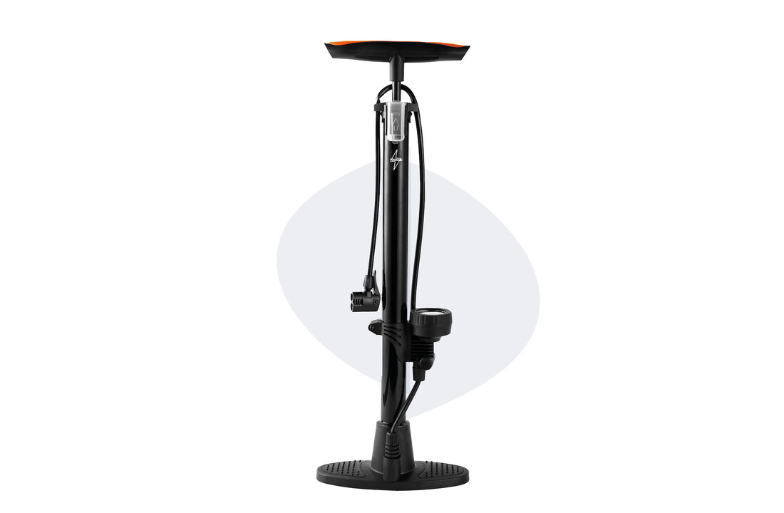 Voltano Hogedruk Fietspomp - Zwart - Manometer - Universele Pomp
