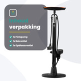 Voltano Hogedruk Fietspomp - Zwart - Manometer - Universele Pomp