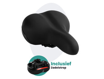 Voltano Fietszadel - Zwart