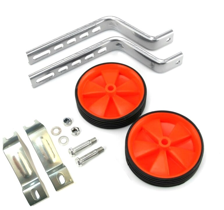 Voltano Zijwieltjes – Rood – 12-20 Inch