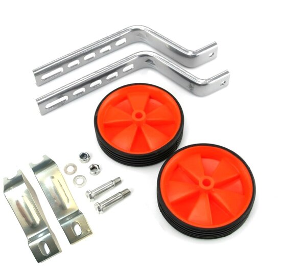 Voltano Zijwieltjes – Rood – 12-20 Inch