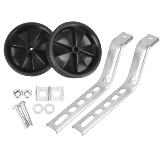 Voltano Zijwieltjes – Zwart – 12-20 Inch