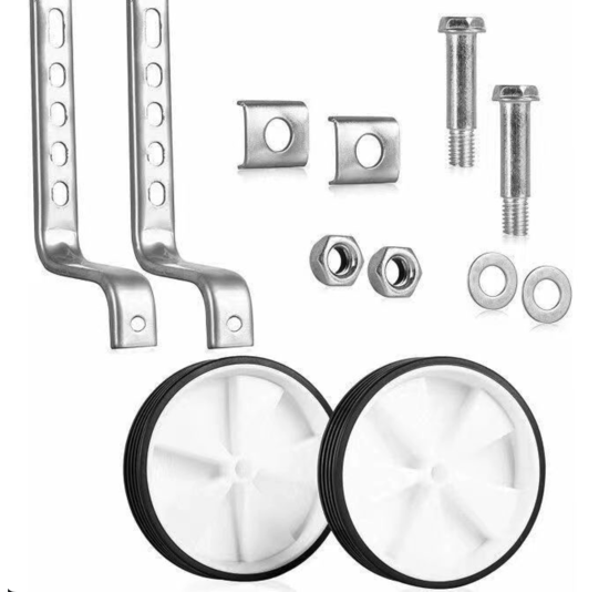 Voltano Zijwieltjes – Wit – 12-20 Inch