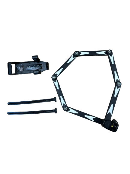 Falkx Vouwslot ART2 - Zwart - 95CM - Met Framehouder