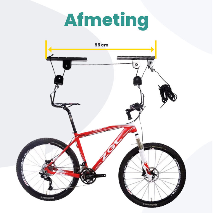 Voltano Fietslift - Ophangsysteem Fietstakel - Zwart