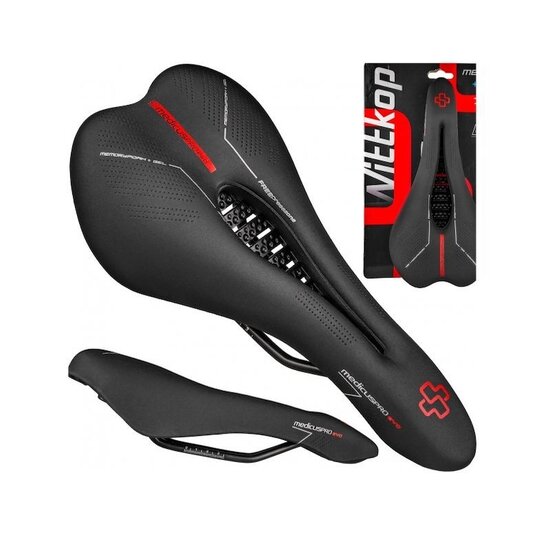 Wittkop Medicus Pro Evo 7.0 Unisex MTB Fietszadel - Memory Foam Met Gel Inleg Zadel