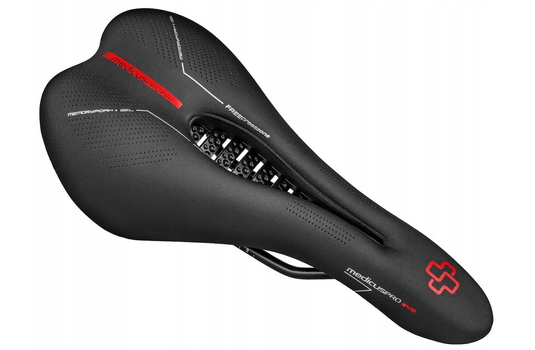 Wittkop Medicus Pro Evo 7.0 Unisex MTB Fietszadel - Memory Foam Met Gel Inleg Zadel