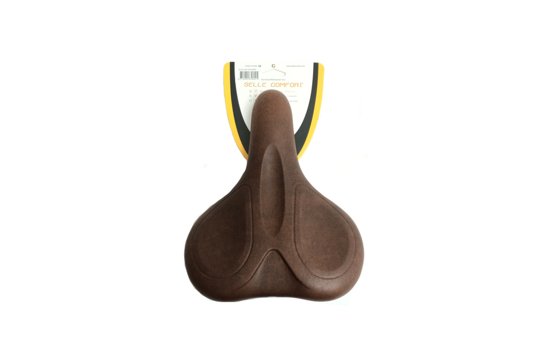 Selle Comfort E-bike Soft Fietszadel - Bruin