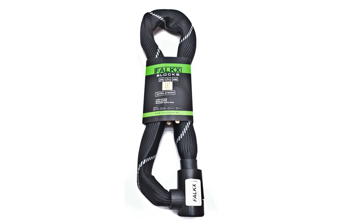Falkx Kettingslot Luxe Slotkop - Art2 Goedgekeurd - 90 CM - Zwart