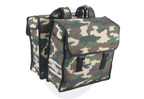 Voltano Dubbele Fietstas Army Green - Groen