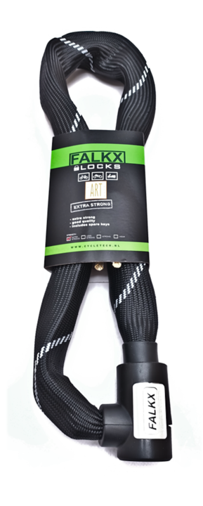 Falkx Kettingslot - Art2 Goedgekeurd - 110 CM - Zwart