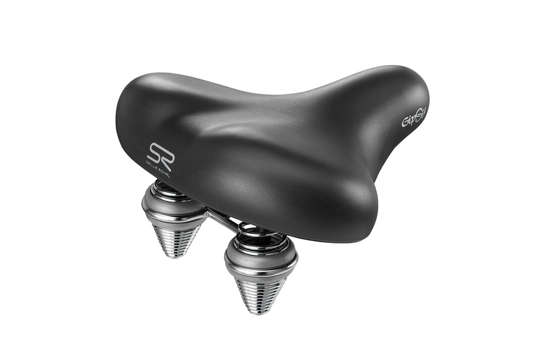 Selle Royal Gipsy Drifter Fietszadel - Zwart - Unisex