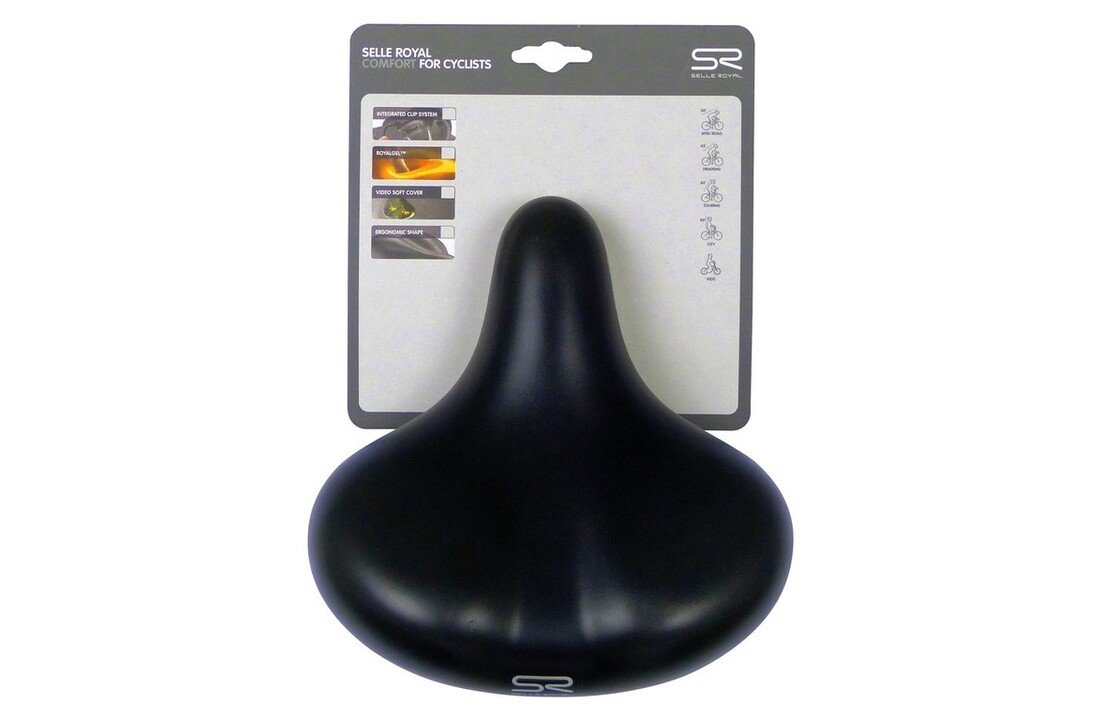 Selle Royal Gipsy Drifter Fietszadel - Zwart - Unisex