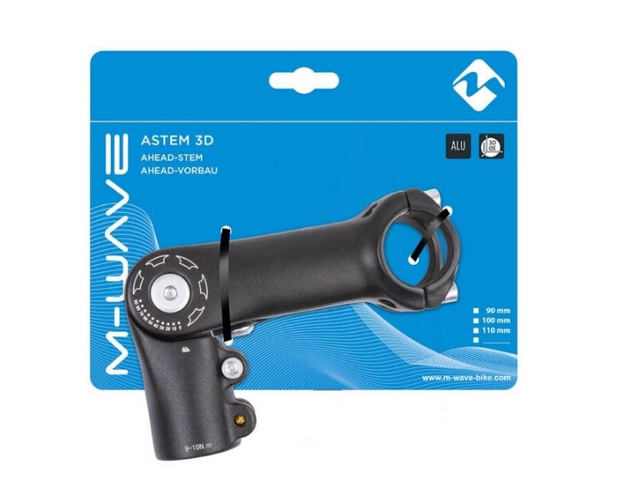 A-Head Verstelbare Stuurpen Voorbouw - 1-1/8'' 28,6 / 110 mm / 31,8 mm