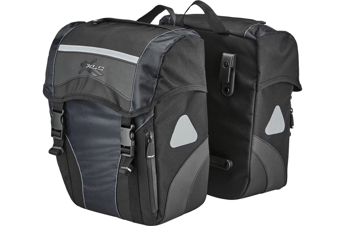 XLC Dubbele Pakaftas Set BA-S40 - 30L - Zwart