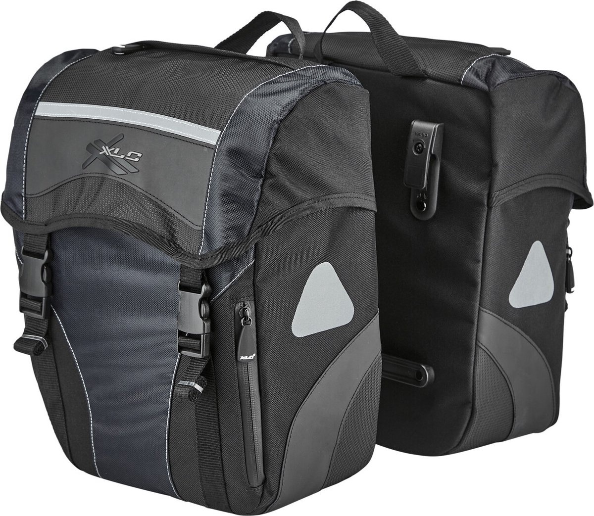 XLC BA-H01 Marsupio Per MTB, 3,6 Litri, Tessuto Impermeabile, Nero - Compatto E Leggero Per Portare Attrezzi E Accessori In Bicicletta