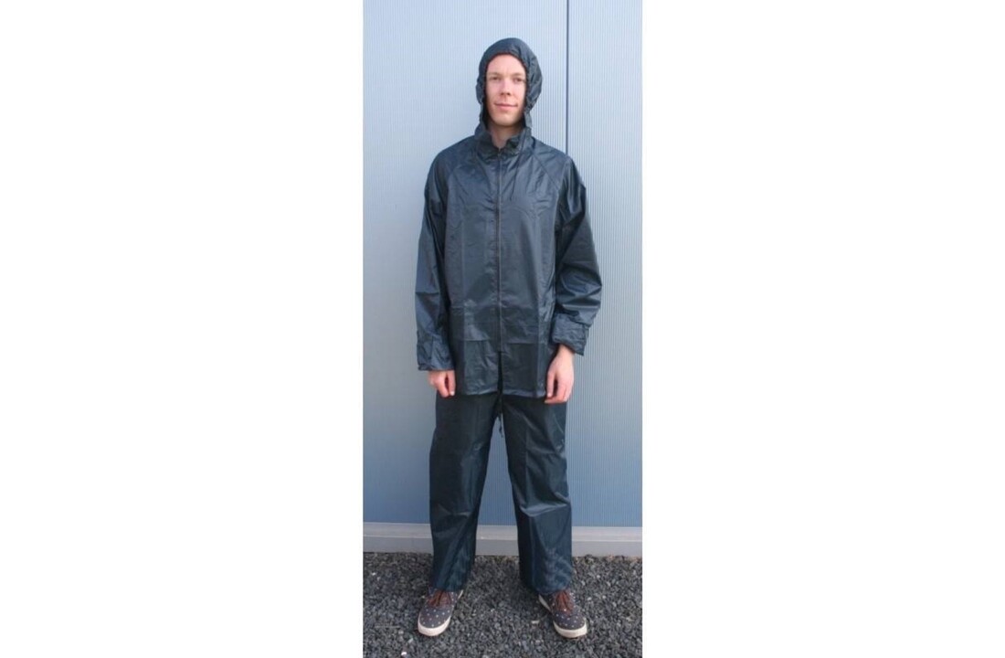 Lastpak Regenpak Met Capuchon - Blauw