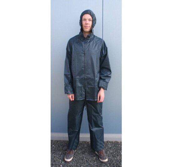 Lastpak Regenpak Met Capuchon - Blauw