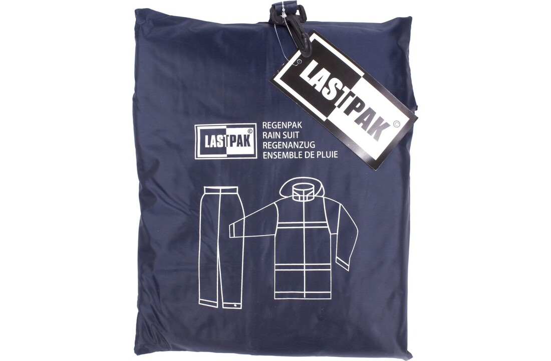 Lastpak Regenpak Met Capuchon - Blauw