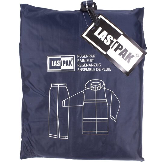 Lastpak Regenpak Met Capuchon - Blauw