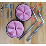 Voltano Zijwieltjes – Roze – 12-20 Inch