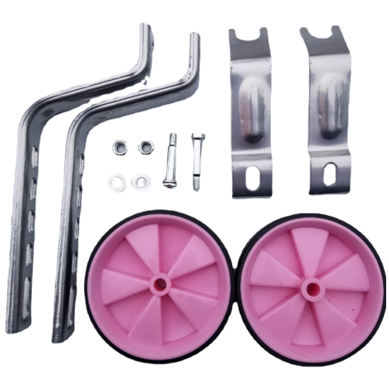 Voltano Zijwieltjes – Roze – 12-20 Inch