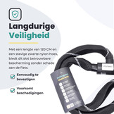 Voltano ART2 Kettingslot - Zwart - 120 CM - ART 2 Slot