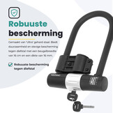 Voltano Beugelslot ART4 - Zwart - Gratis Framehouder - 180 x 320 MM