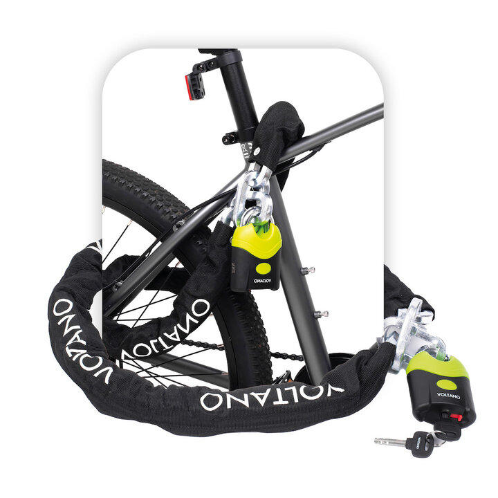 Voltano ART4 Kettingslot - Zwart - 130 CM - ART 4 Slot