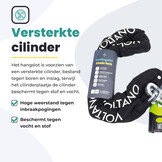 Voltano ART4 Kettingslot - Zwart - 130 CM - ART 4 Slot