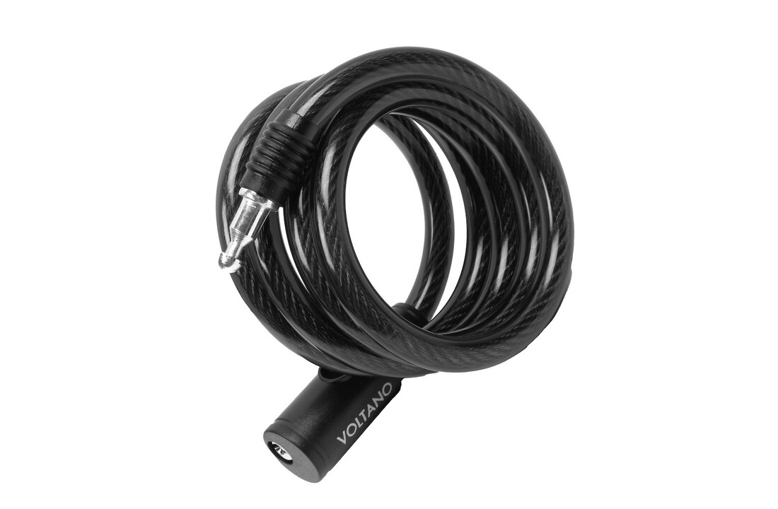 Voltano Gepantserd Kabelslot - 120CM - Zwart - ⌀10mm