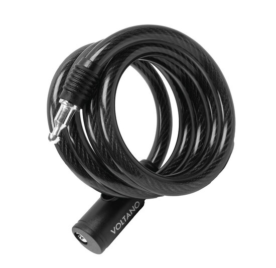 Voltano Gepantserd Kabelslot - 120CM - Zwart - ⌀10mm