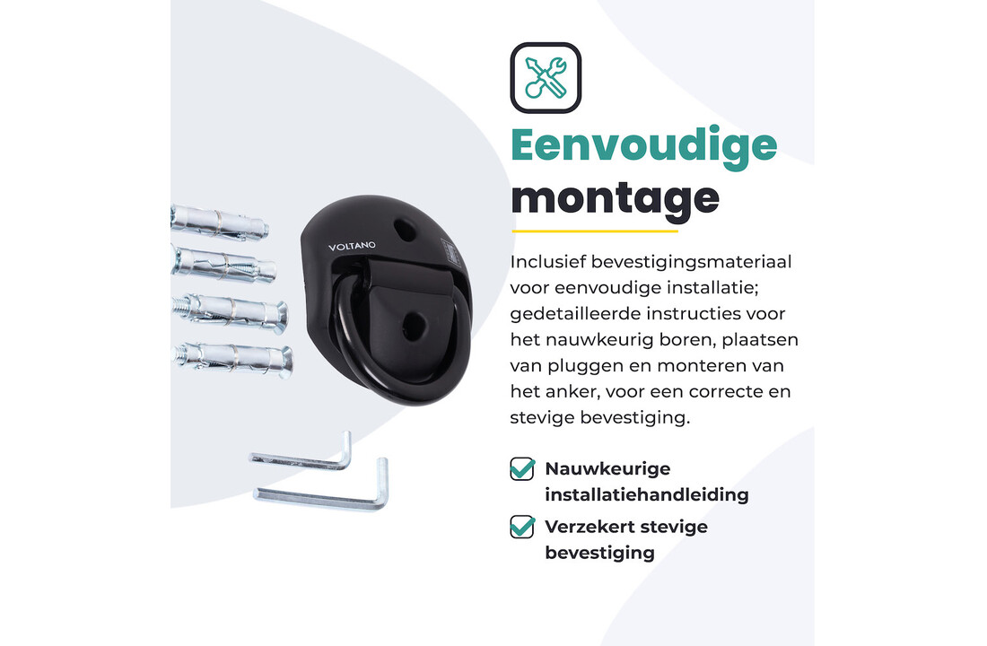 Voltano Muuranker ART4 - Incl. Bevestigingsmateriaal
