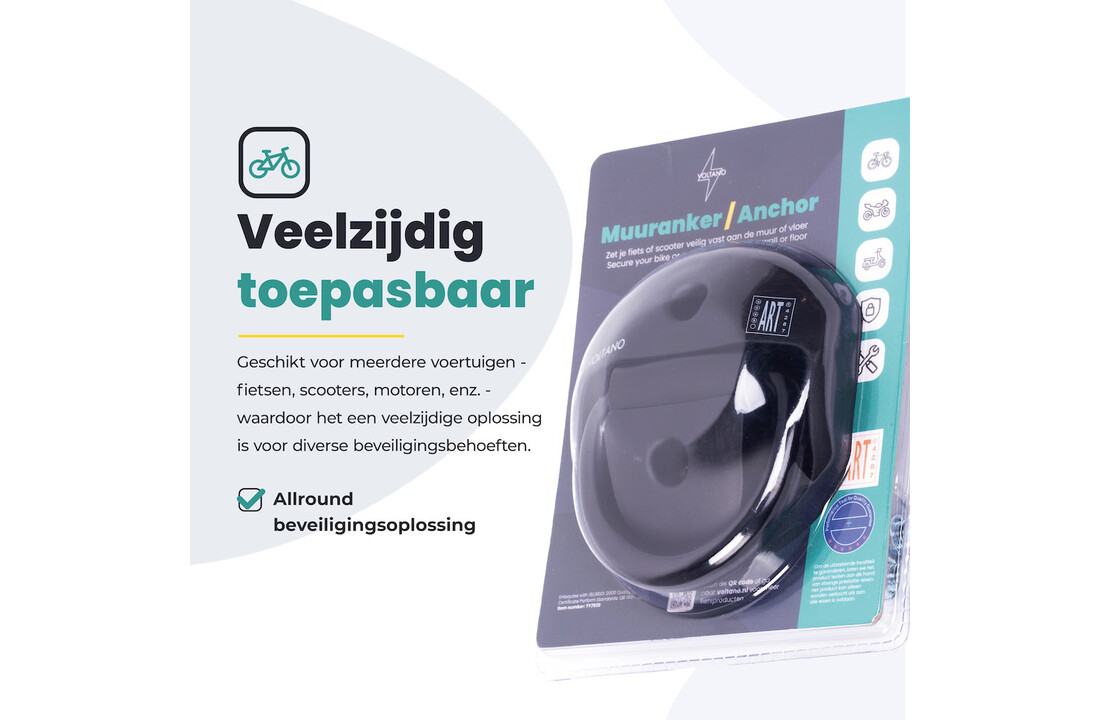 Voltano Muuranker ART4 - Incl. Bevestigingsmateriaal