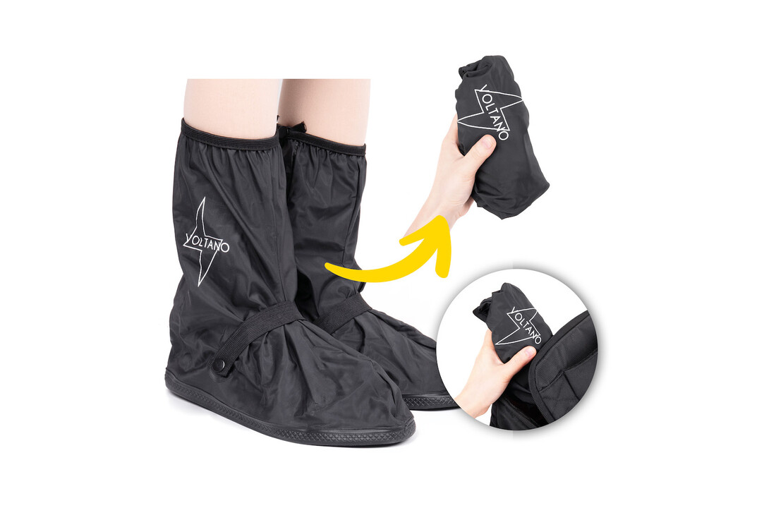 Voltano Overschoenen / Regenschoenen - Zwart - Waterdicht - Antislip