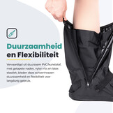 Voltano Overschoenen / Regenschoenen - Zwart - Waterdicht - Antislip