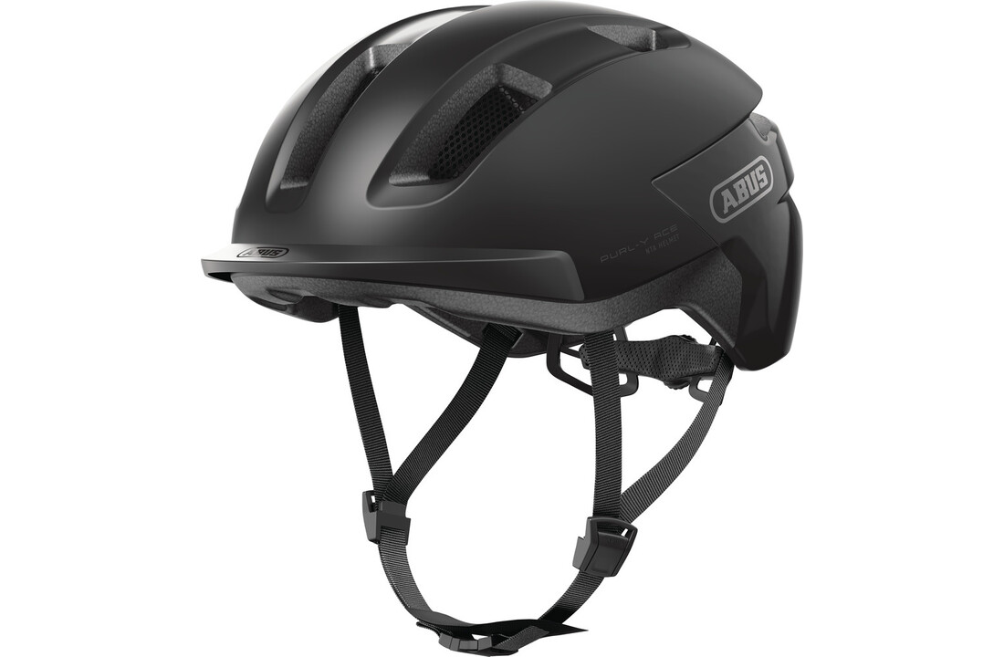 Abus PURL-Y ACE Speed pedelec Fietshelm - Shiny Black / Zwart