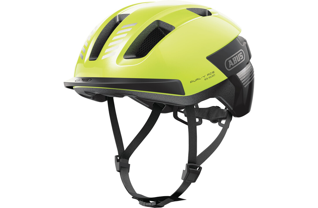 Abus PURL-Y ACE Speed Pedelec Fietshelm - Signal Yellow