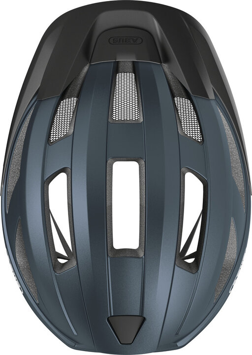 Abus Fietshelm Macator - Midnight Blue - Inclusief Afneembaar Vizier