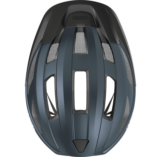 Abus Fietshelm Macator - Midnight Blue - Inclusief Afneembaar Vizier