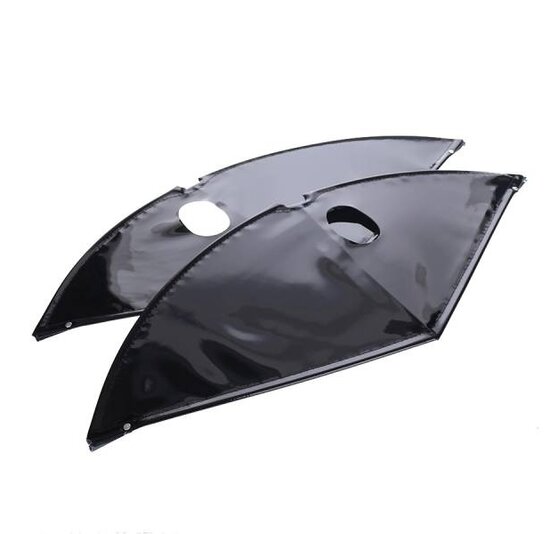 Falkx Jasbeschermers Lakdoek - Zwart - 28"