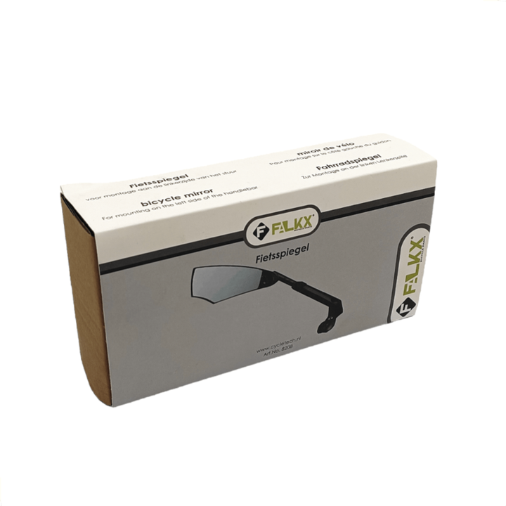 Falkx E-bike Fietsspiegel Links - Zwart - Verstelbare Lengte