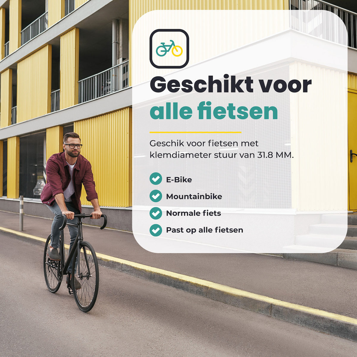 Voltano A-Head Verstelbare Stuurpen Voorbouw – 1-1/8” 28,6 / 130 mm / 31,8 mm – Zwart - º60 graden Verstelbaar - Stuur Verhoger