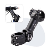 Voltano A-Head Verstelbare Stuurpen Voorbouw – 1-1/8” 28,6 / 130 mm / 31,8 mm – Zwart - º60 graden Verstelbaar - Stuur Verhoger