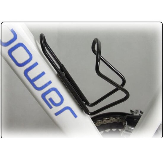 Voltano Bidonhouder Aluminium - Zwart - Gratis Inbus