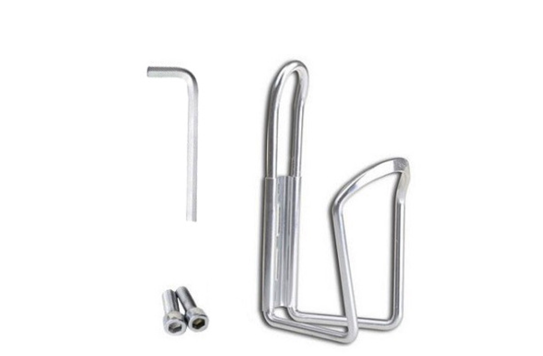 Voltano Bidonhouder Aluminium - Zilver - Gratis Inbus