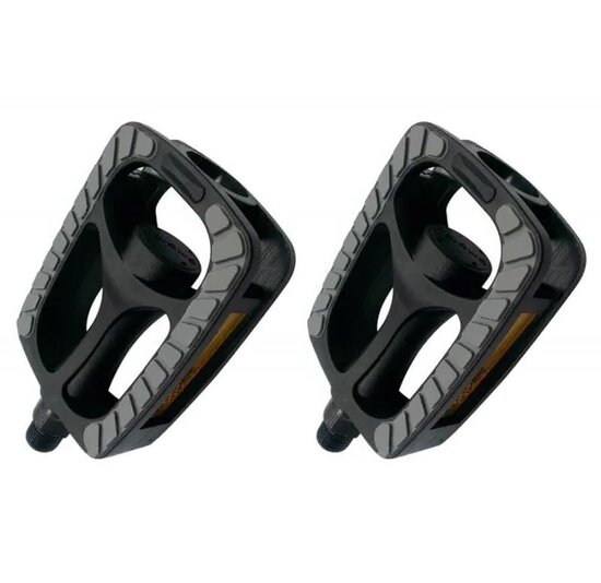 Union SP 813 Fietspedalen / Platform Pedalen Fiets - Zwart - Unisex