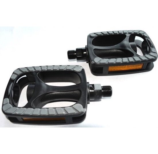 Union SP 813 Fietspedalen / Platform Pedalen Fiets - Zwart - Unisex