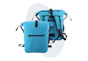 Voltano Luxe Fietstas / Rugtas 28L - Gletsjer Blauw